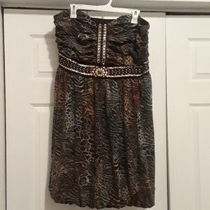 Strapless Mini Dress